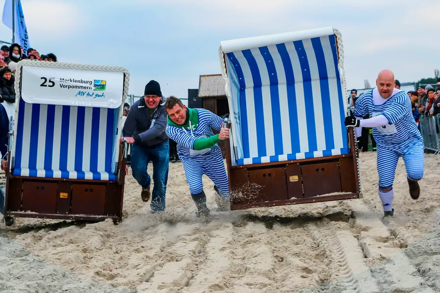 Strandkorb-Sprint-WM in Zinnowitz